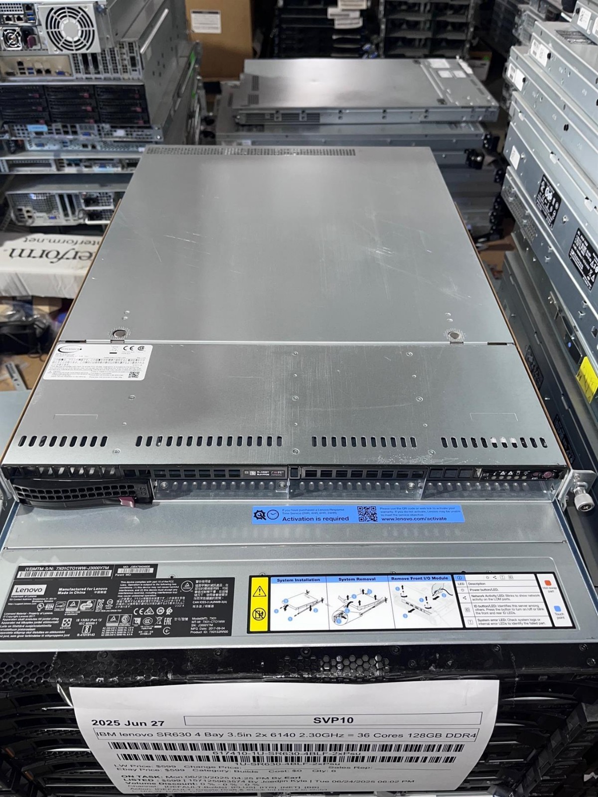 PFSense OPENSENSE EDGE SERVER Xeon E-2174G 8GB RAM 1x M.2 NVME 500GB SATA 2x PCI