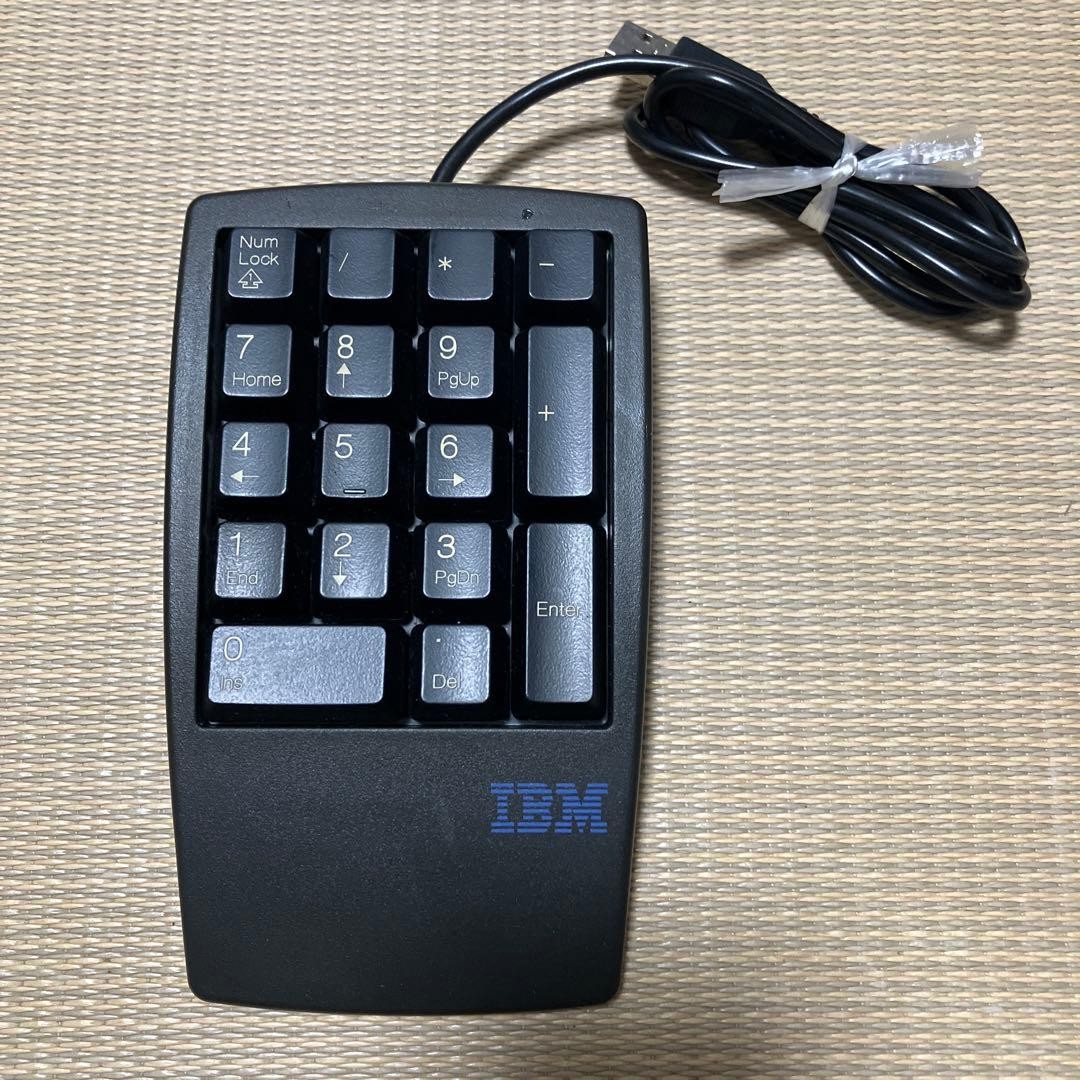 IBM KU-9880 USB Numeric Keypad External Number Pad for Efficient Data Entry