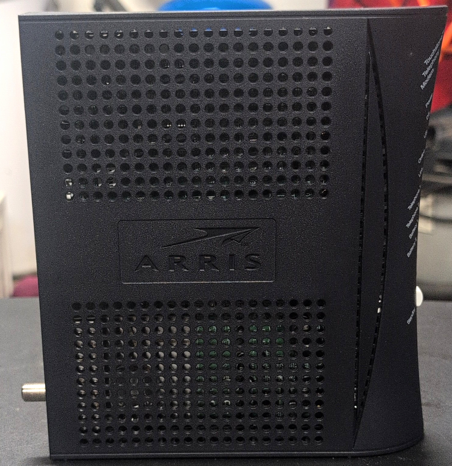 ARRIS Touchstone TM402P/110 DOCSIS 2.0 Cable Telephony Modem 40Mbps USB Untested