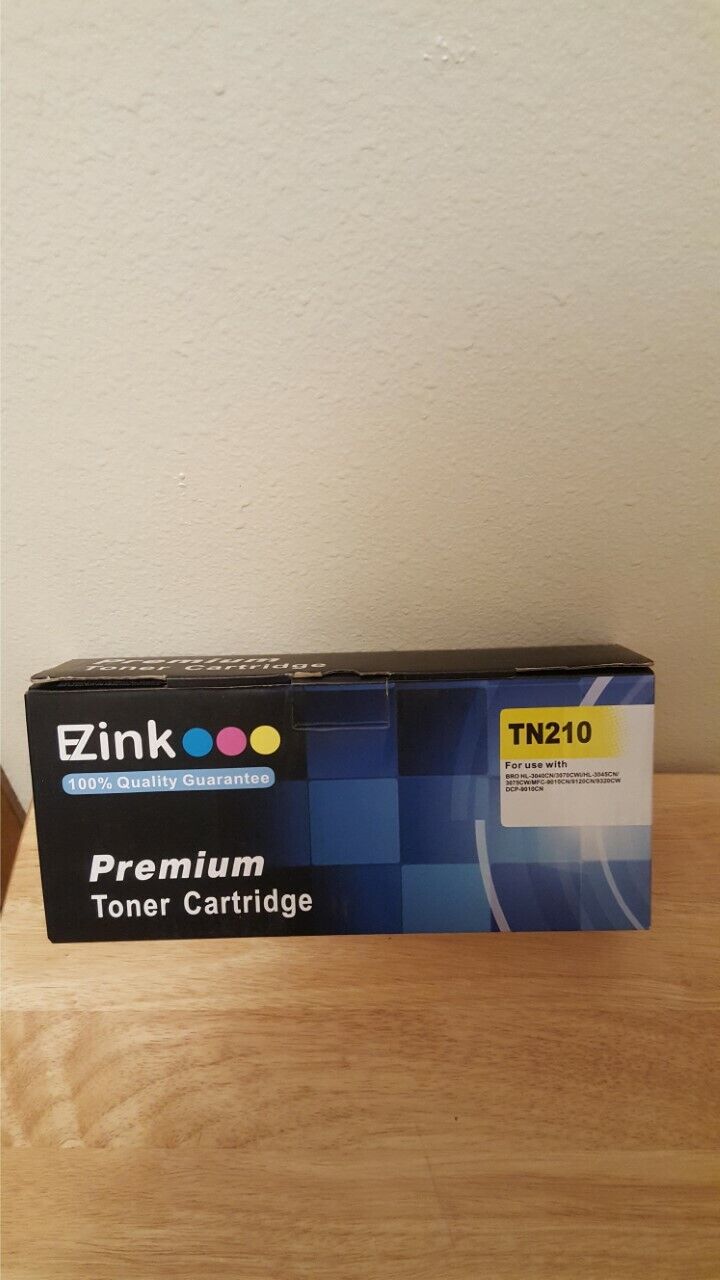EZ Ink Premium Toner Cartridge YELLOW TN210 Brother Printer 3040CN 9320CW Opened