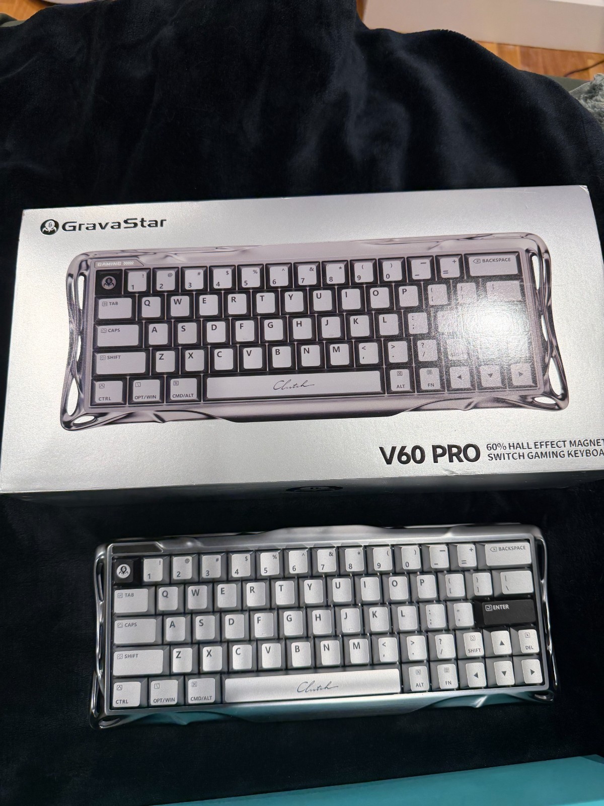 Gravastar Mercury V60 Pro Deluxe Edition Dual Keycap Gift Box Set + Accessories