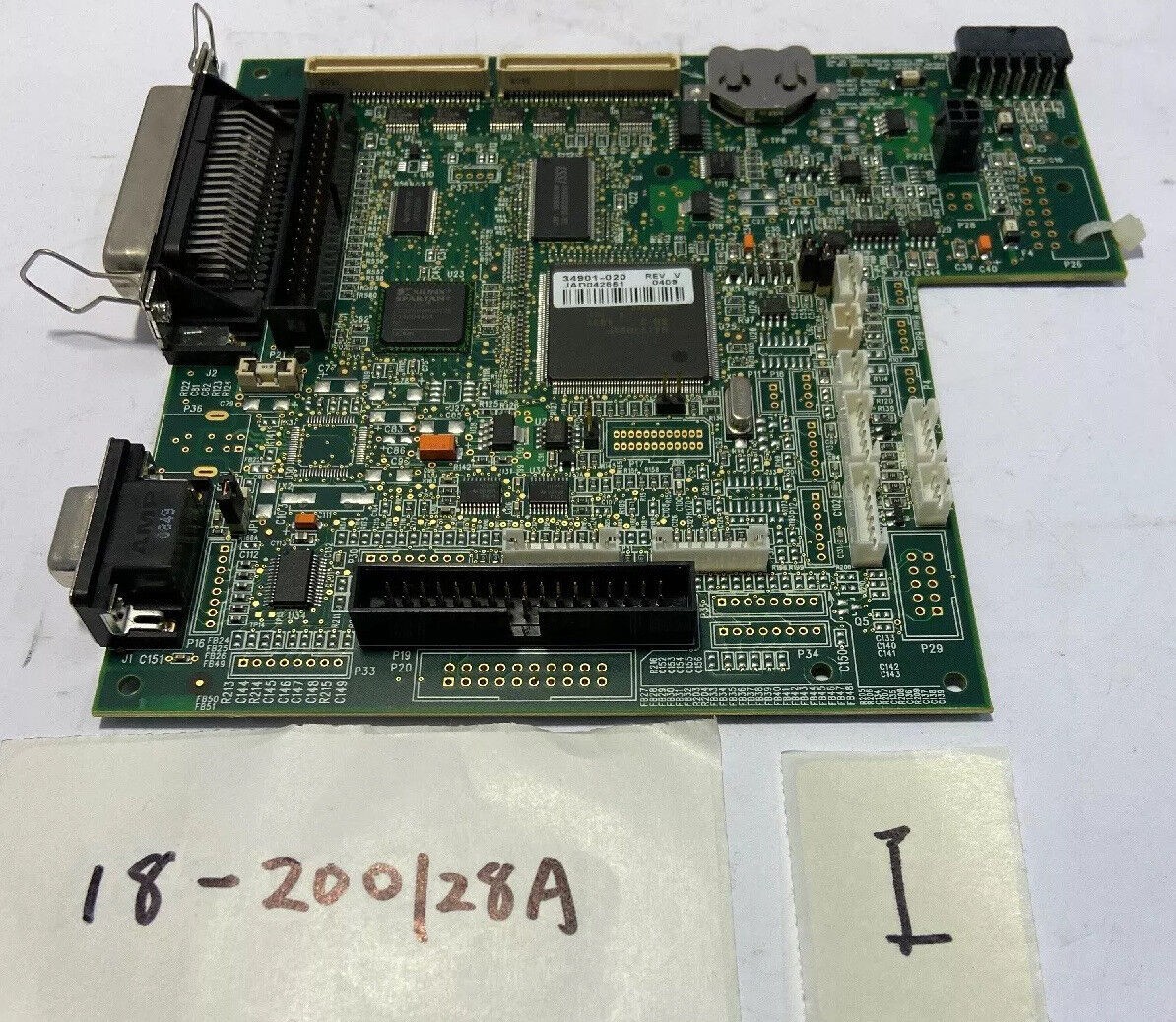 ~ Zebra 34901-100 Rev Y Main Logic Board for 105SL Printer  