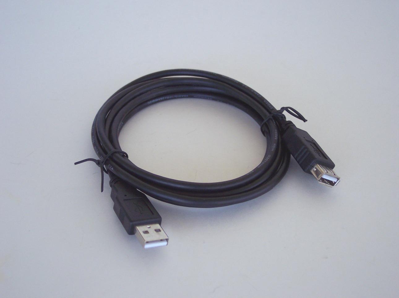 6 Foot A Male to A Female USB 2.0 Extension Cables Generic, Unbranded
