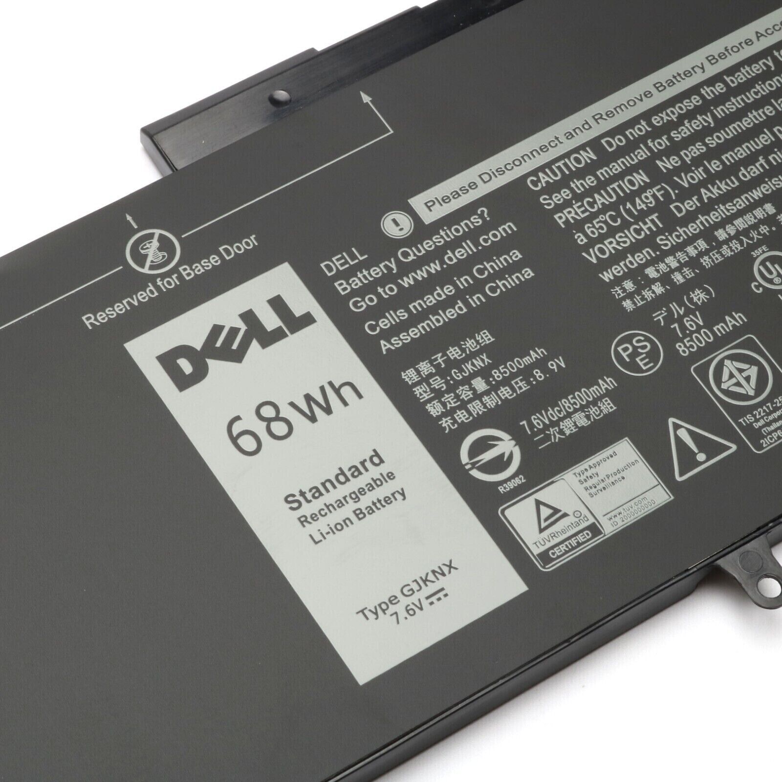 OEM 68Wh GJKNX Battery for Dell Latitude 5480 5580 5490 5590 Series GD1JP 5YHR4