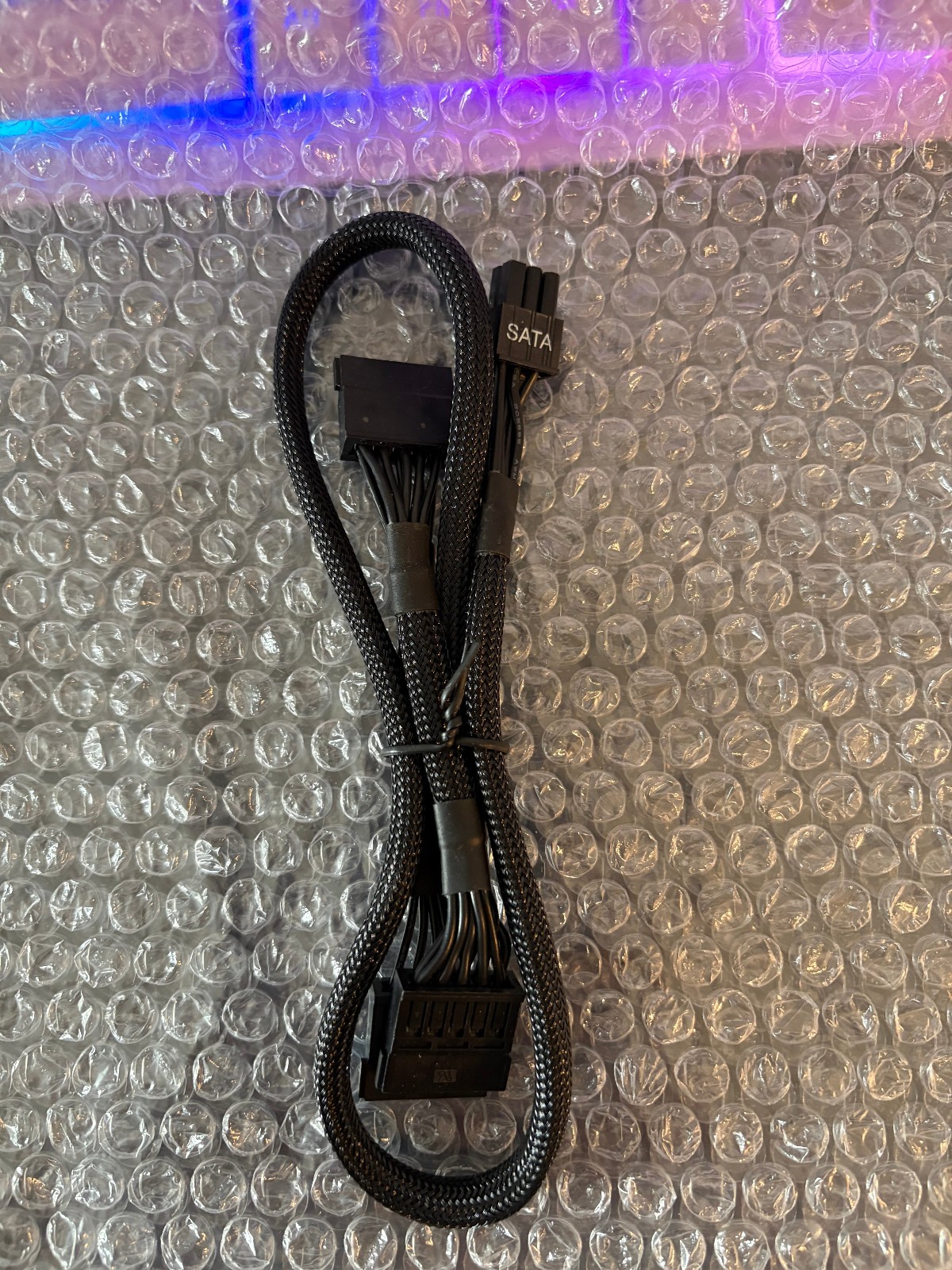 6 Pin to 3x Straight SATA Power Supply Cable for EVGA SuperNOVA