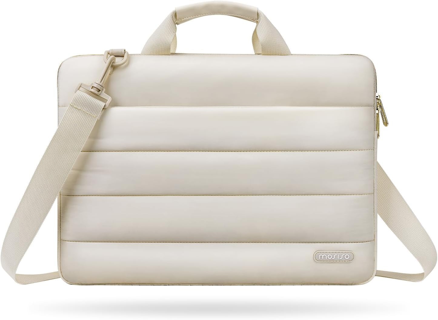 MOSISO Laptop Bag for Women, 15-16 inch Computer Bags 15.6 inch, Sand