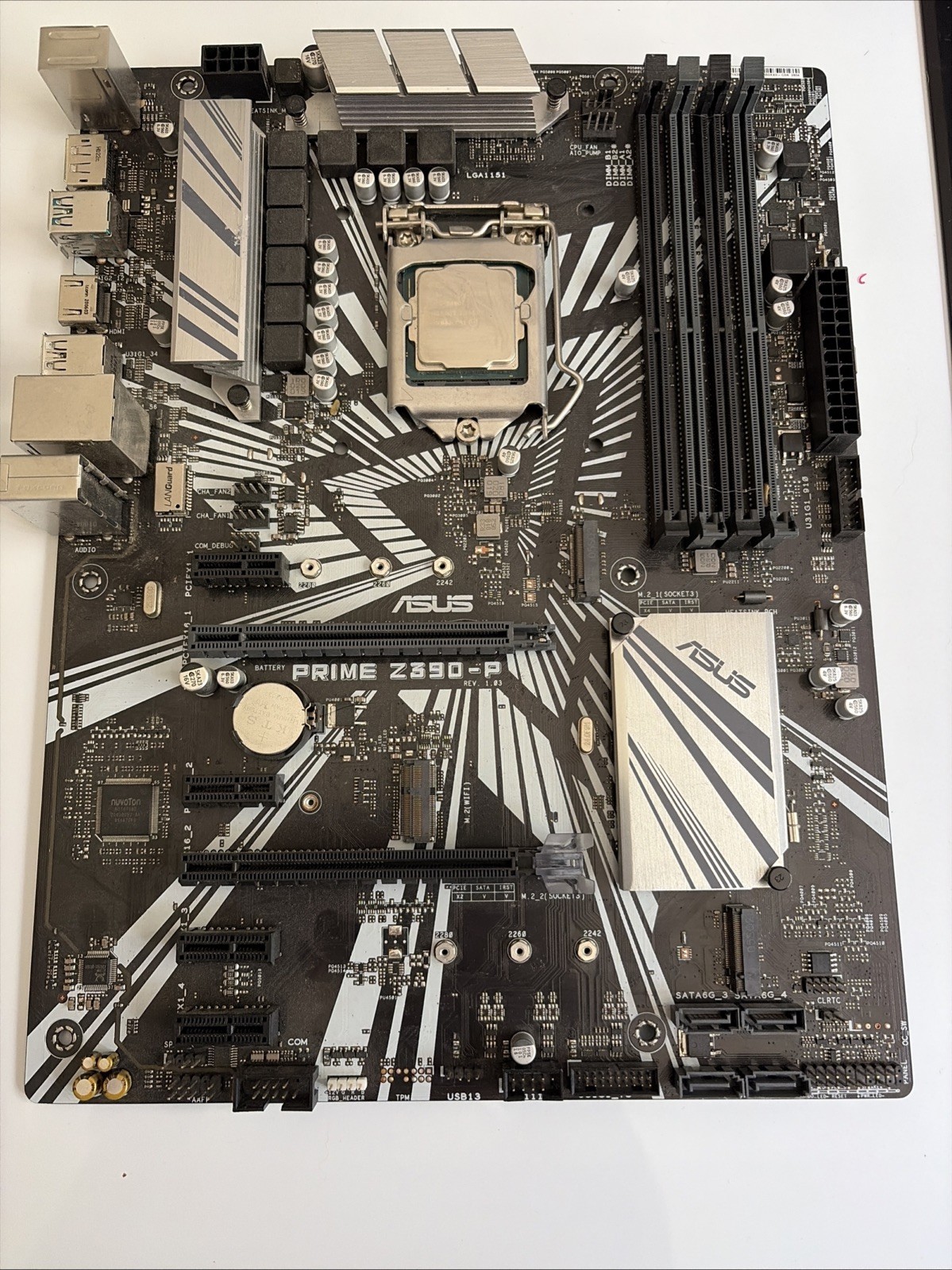 Asus Prime Z390-P ATX Motherboard Combo intel I5 2.80GHZ