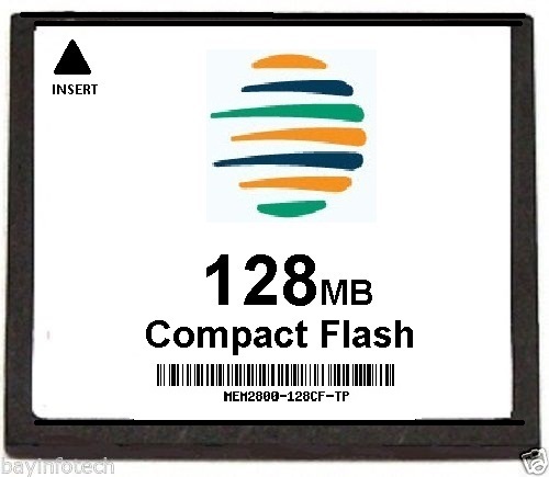  MEM2800-128CF 128MB Compact Flash Memory 3rd Party for Cisco 2800 routers 