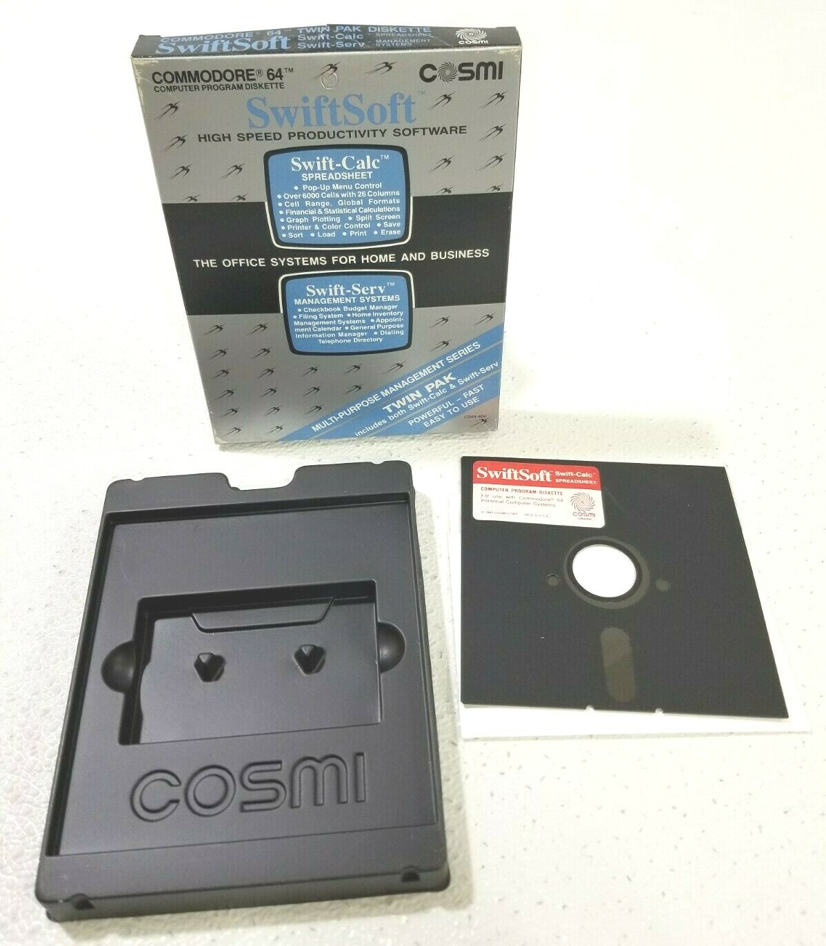 Swiftsoft Swift-Calc Commodore 64 Program Disk