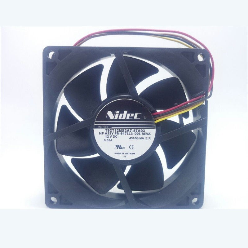 1PCS NIDEC T92T12MS3A7-57A03 9225 DC 12V 0.35A 4-wire PWM cooling fan