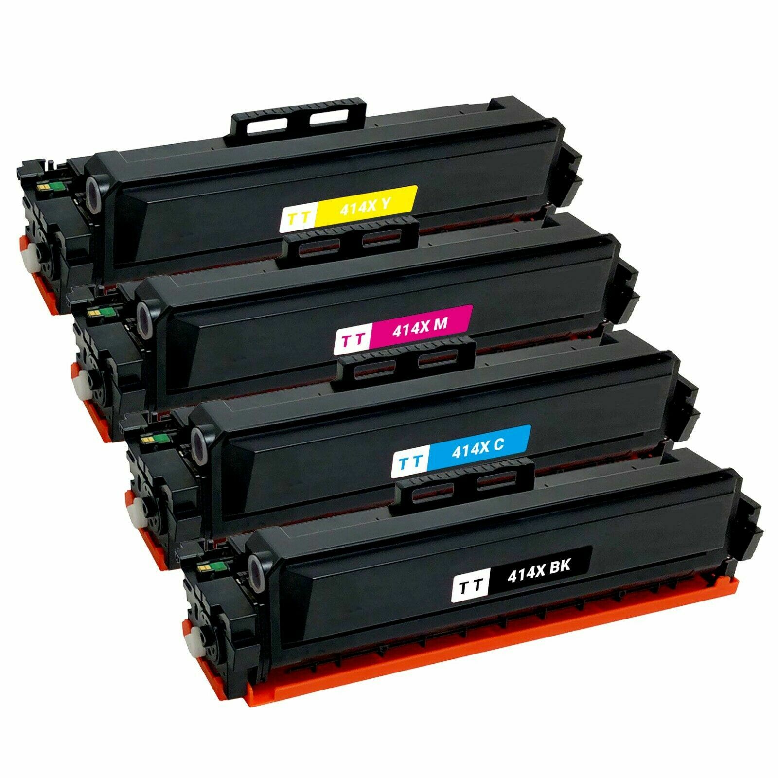 4 x Toner Cartridge for HP 414X LaserJet M454dn M454dw M479fdn M479fdw (No Chip)