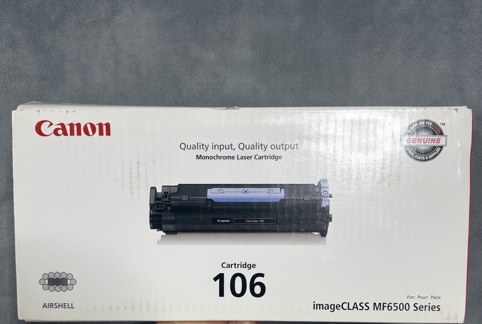 Canon 106 Genuine Toner Cartridge New and Sealed