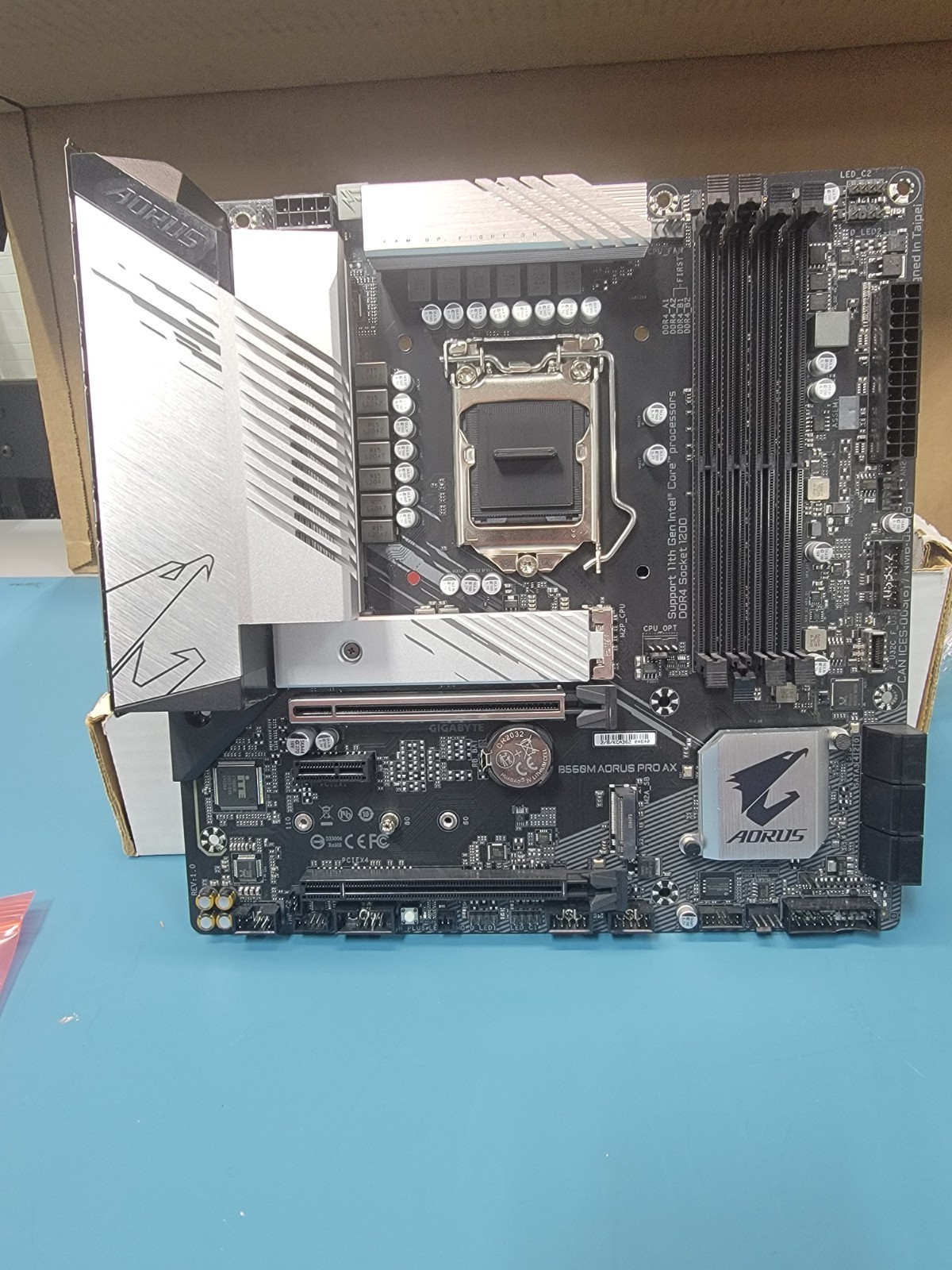 TESTED USA Ships WiFi GIGABYTE B560M AORUS PRO AX Intel B560 LGA 1200 Micro ATX