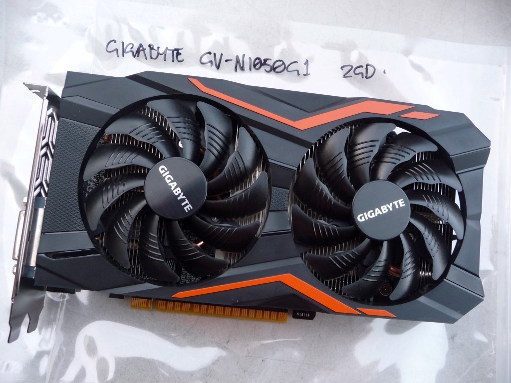 AU SELLER GIGABYTE GTX1050 2GB GDDR5 WINDFORCE GV-N1050G1 GAMING-2GD GPU -TESTED