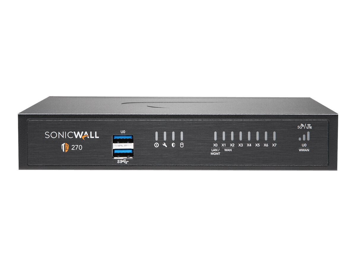 SonicWall NSA TZ270 Network Security Appliance (02-SSC-2821) Brand New