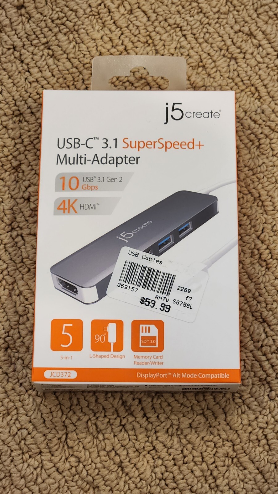 j5create - USB-C 3.1 SuperSpeed+ Multi-Adapter