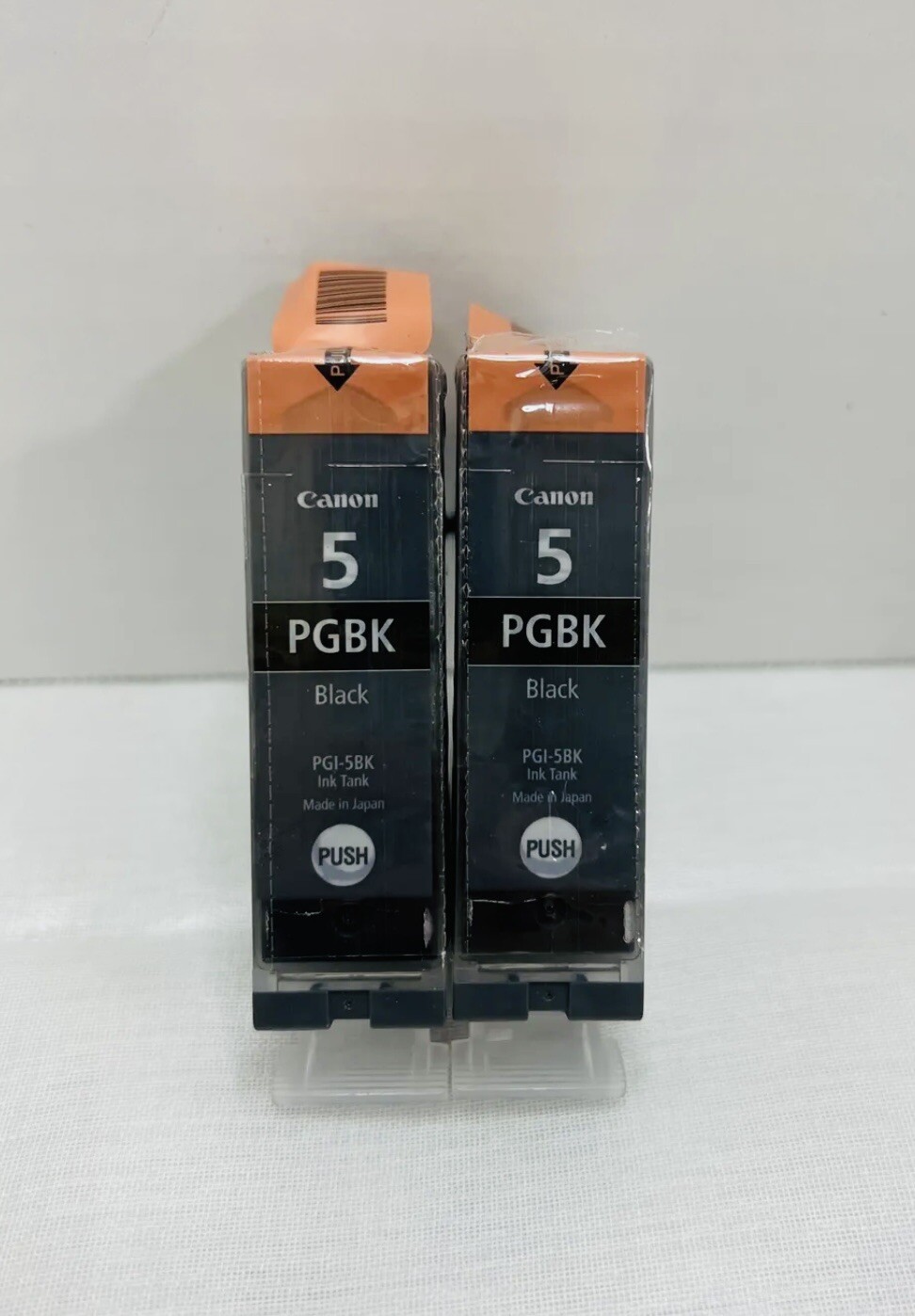 2 Canon PIXMA 5 PGBK PGI-5BK Black Ink Cartridge - New Sealed No Box