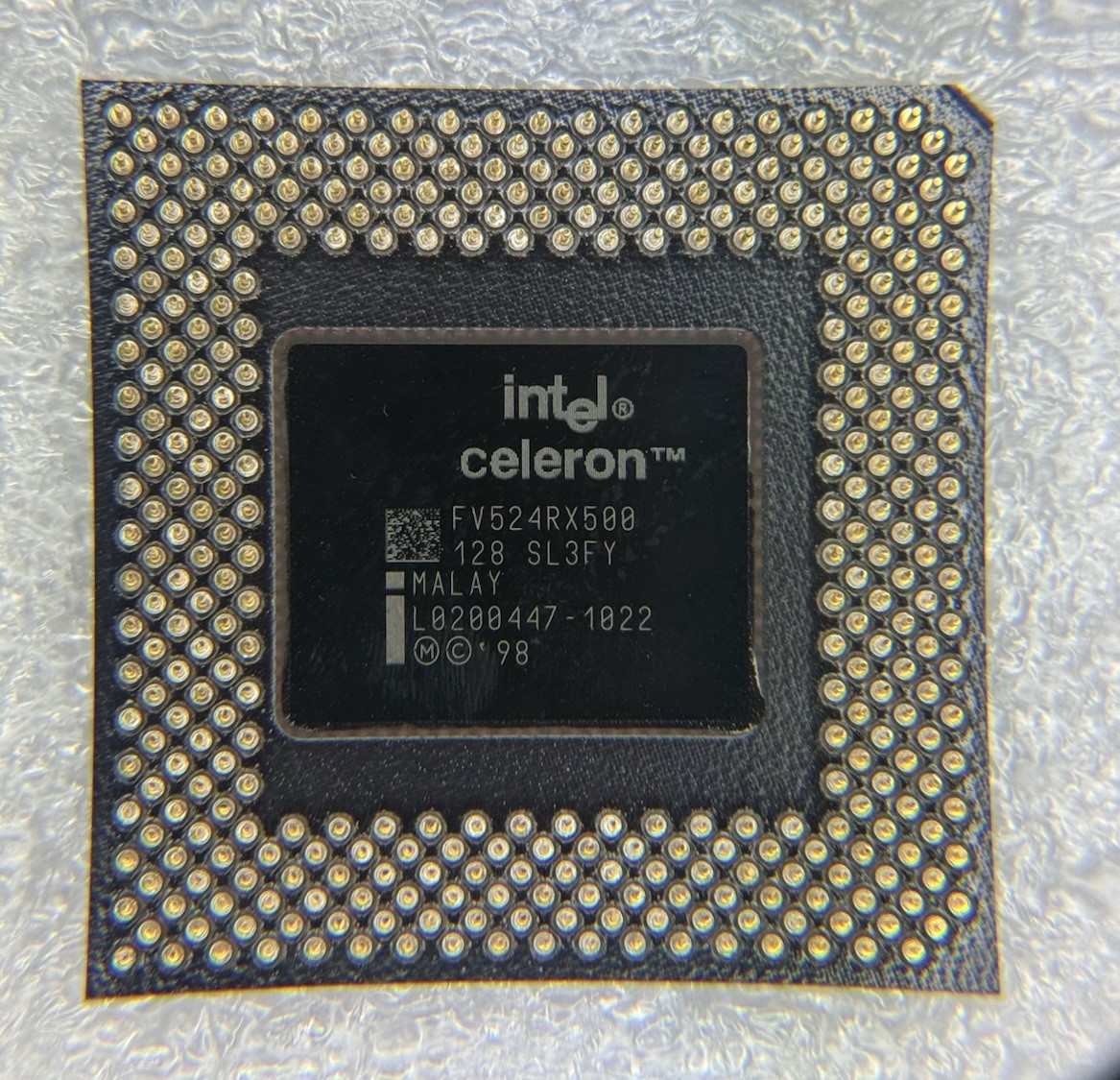 VINTAGE Intel Celeron 500MHz (FV80524RX500128SL3FY) Processor