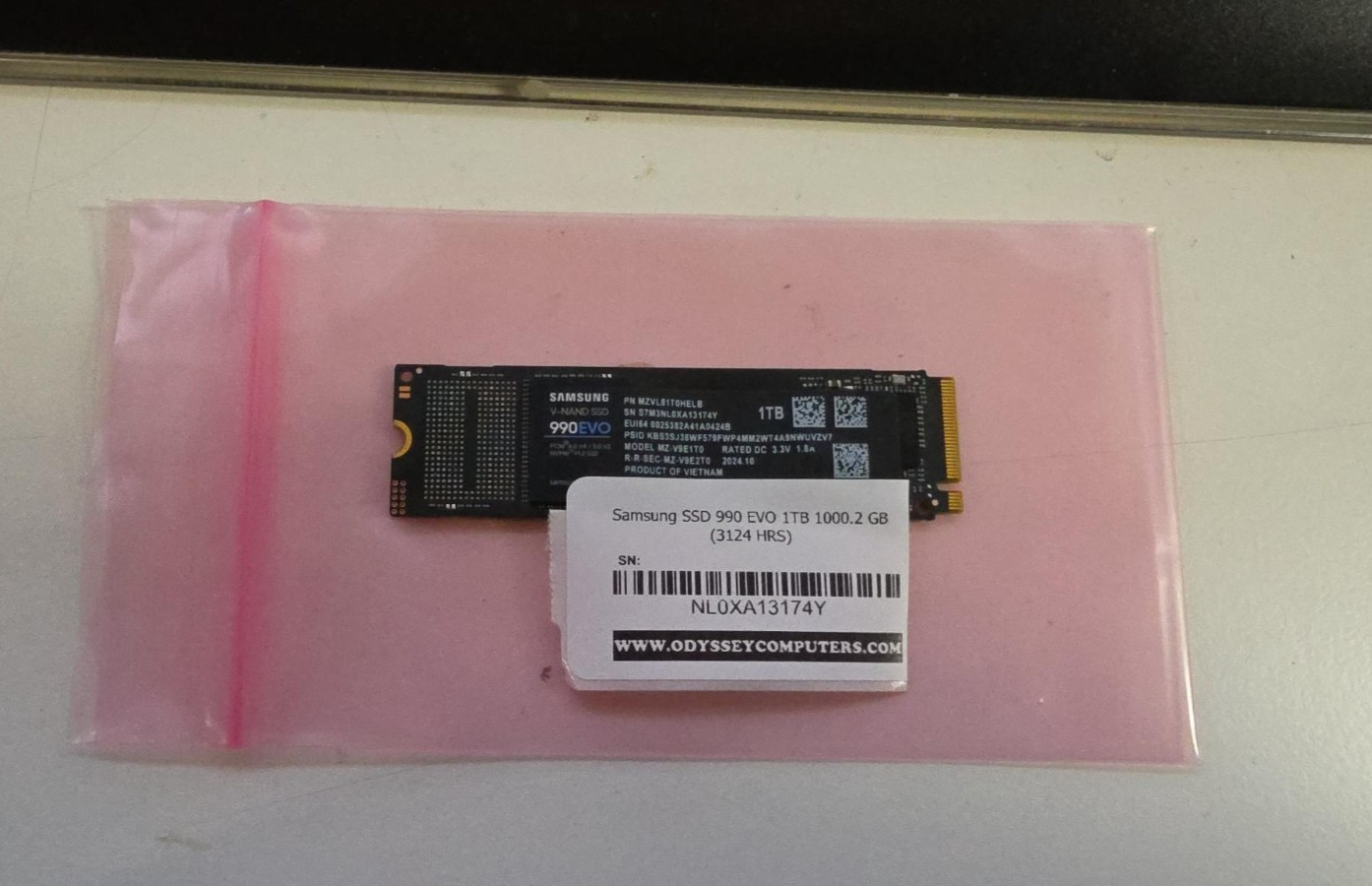 Samsung 990 EVO 1TB NVMe M.2 Internal SSD PCIe 4.0 Up to 5000MB/s