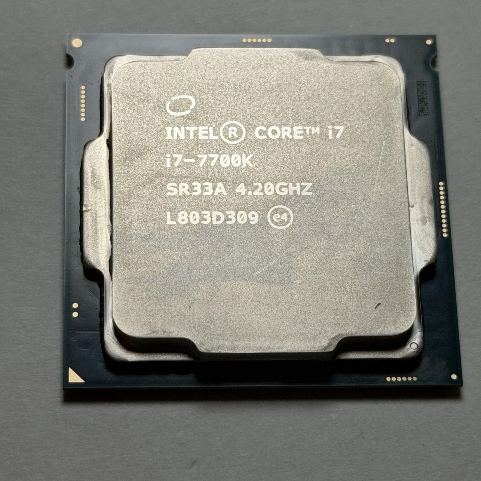 Intel Core i7-7700K SR33A 4.20GHz 4-Core LGA1151 CPU Processor