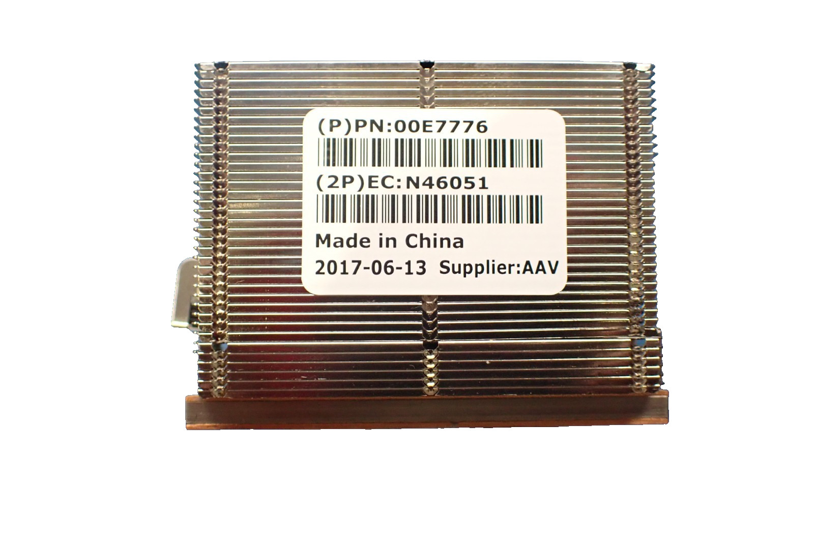 IBM 00E7776 High Efficiency Server Component CPU Processor Cooling Heat Sink