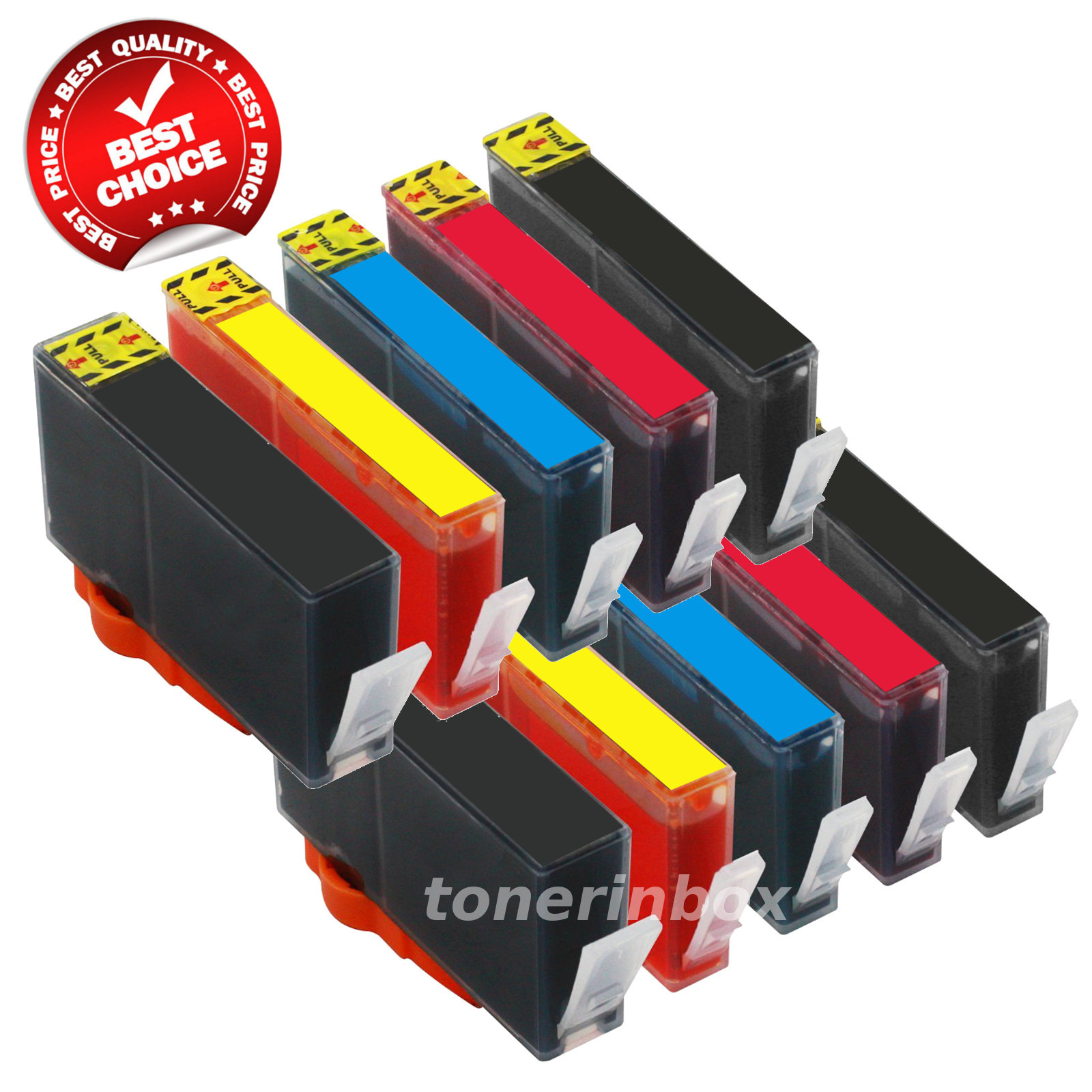 10 Pack Compatible 564XL Ink Set for HP Photosmart 7510 7515 7520 7525 D7560 