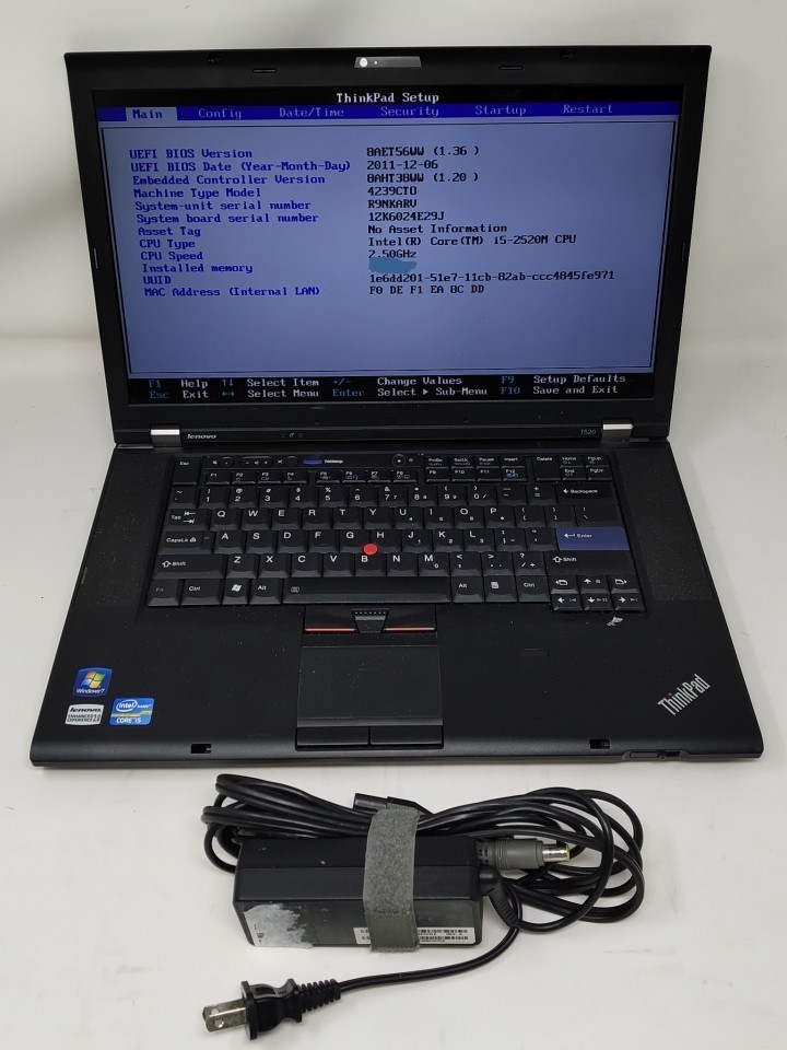 LENOVO ThinkPad T520 4239CTO I5-2520M 4GB 500GB