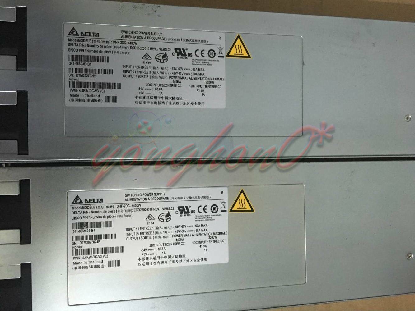 1PCS USED Cisco PWR-4.4KW-DC-V3 Power supply