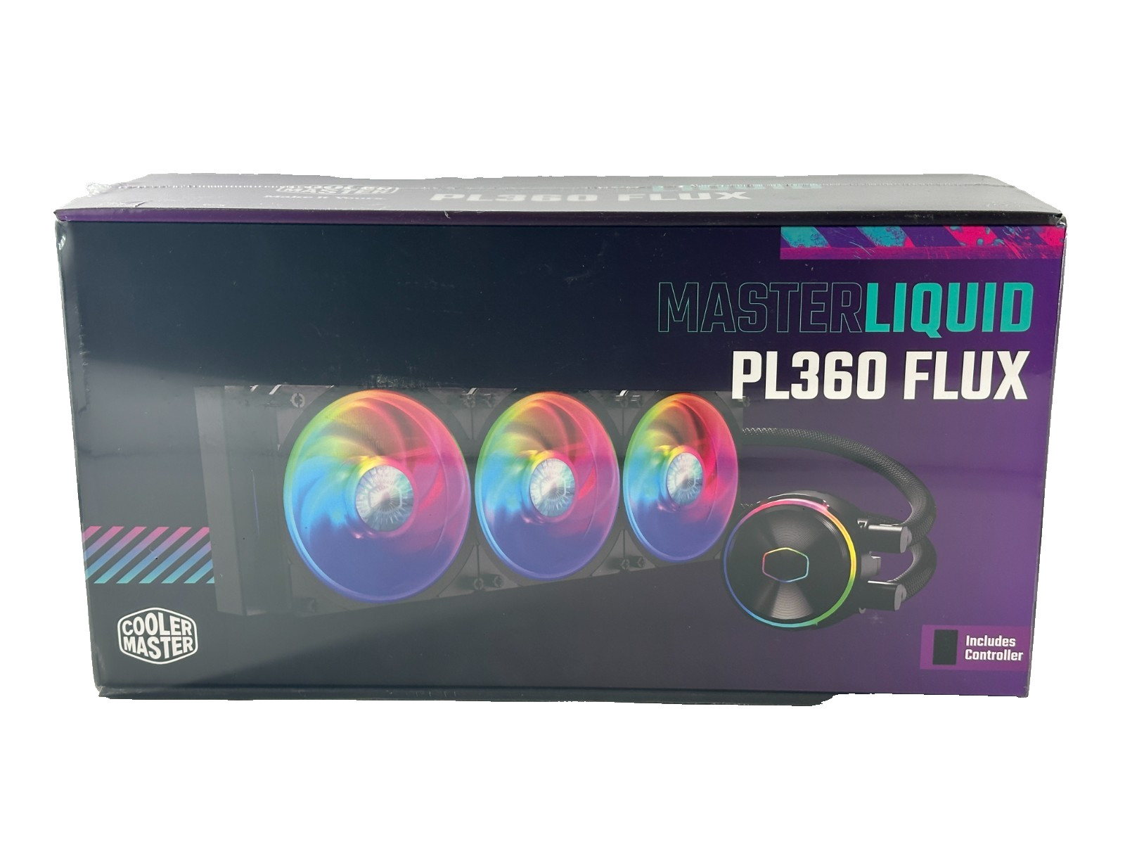 New CoolerMaster MasterLiquid PL360 Flux RGB CPU AIO Liquid Cooler