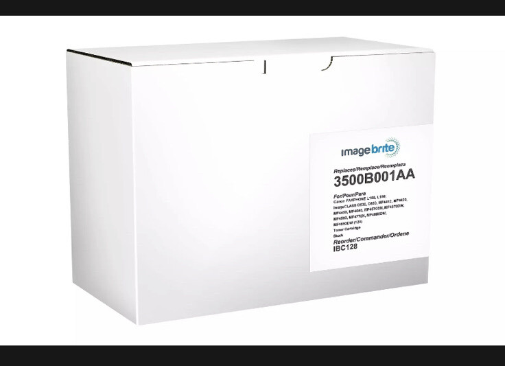 Image Brite Canon 128 Black Laser IBC128