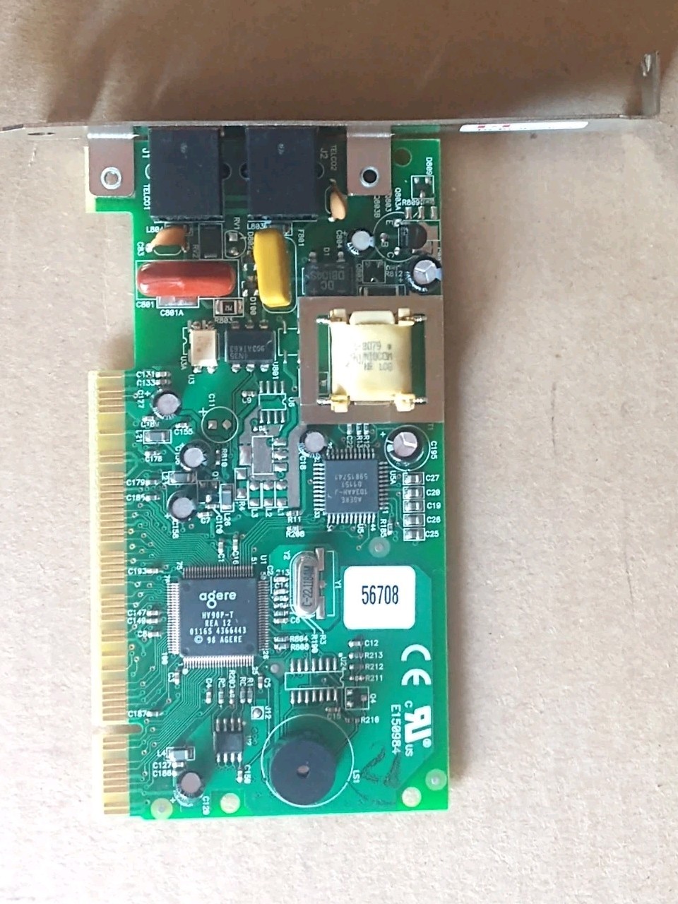 NEW Vintage Lucent Technologies - FAX-MODEM 56k V.92 PCI Fax Modem Model 1220L