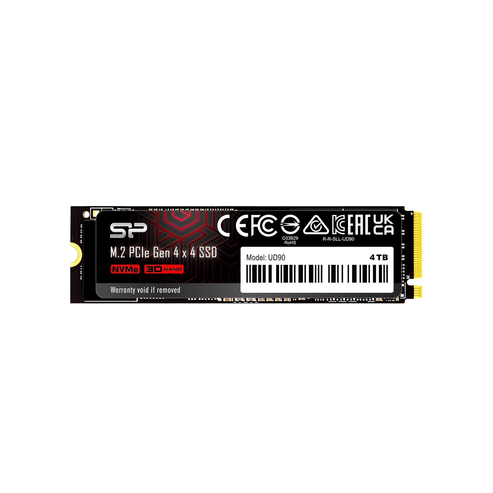 Silicon Power 4TB UD90 NVMe 4.0 Gen4 PCIe M.2 SSD R/W up to 5,000/4,500 MB/s ...
