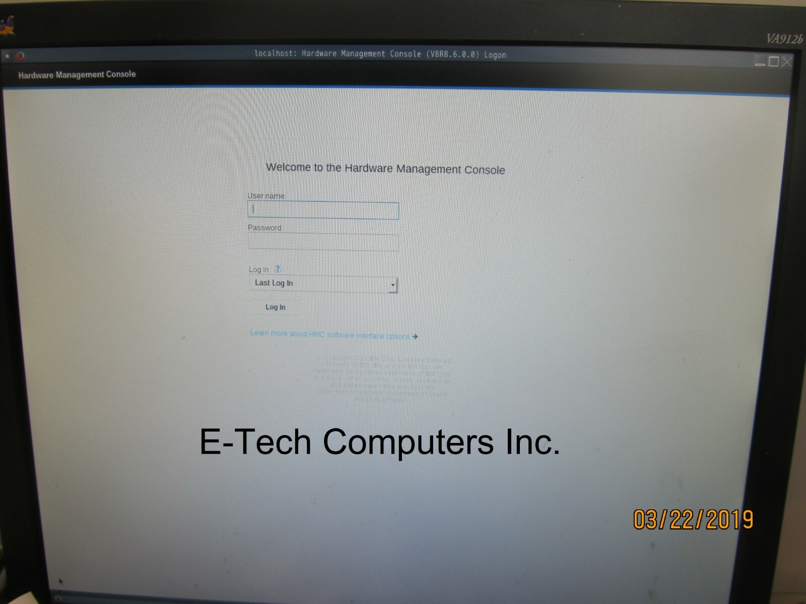 IBM Hardware Management Console 1U System 7042-CR6 + HMC8.8.6 VERSION V8R8.6 