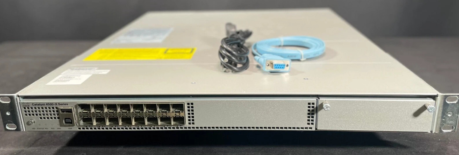 Cisco WS-C4500X-16SFP+   16 Port 10GE IP Base Gigabit Switch, 