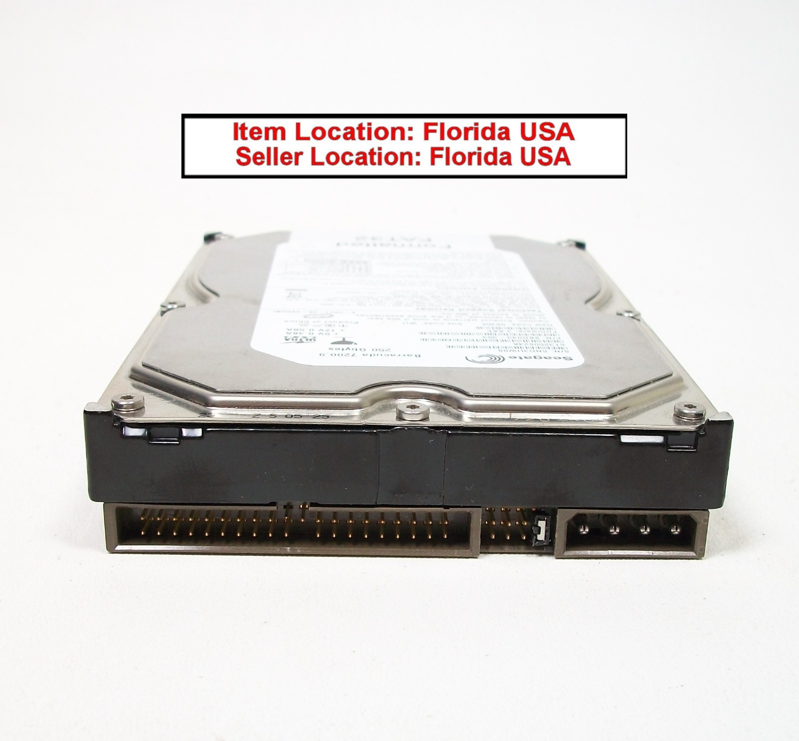 Vintage Seagate IDE Barracuda 160GB HDD Hard Drive Formatted FAT32 Ready to use