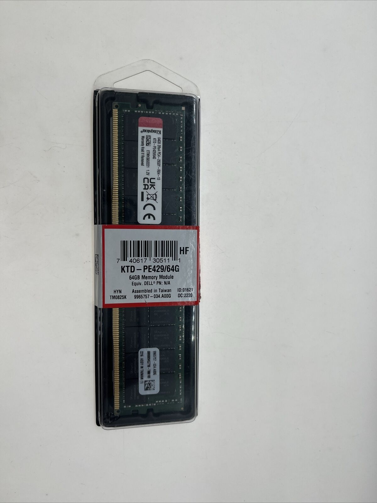 Kingston 64GB (1x64GB) 2Rx4 PC4-2933Y-RB4 Memory