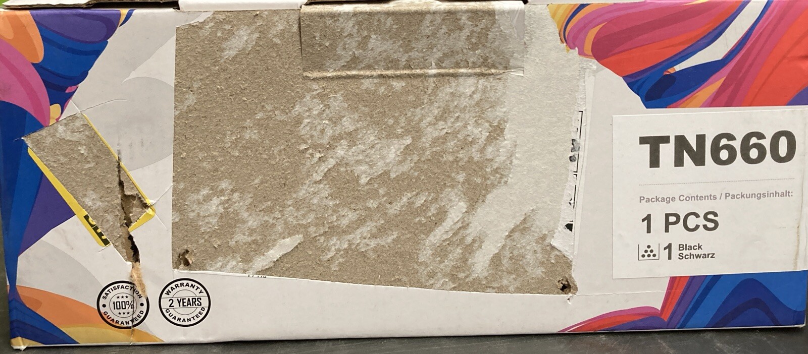 EZink Premium Toner Cartridge, TN660, Sealed in open box.