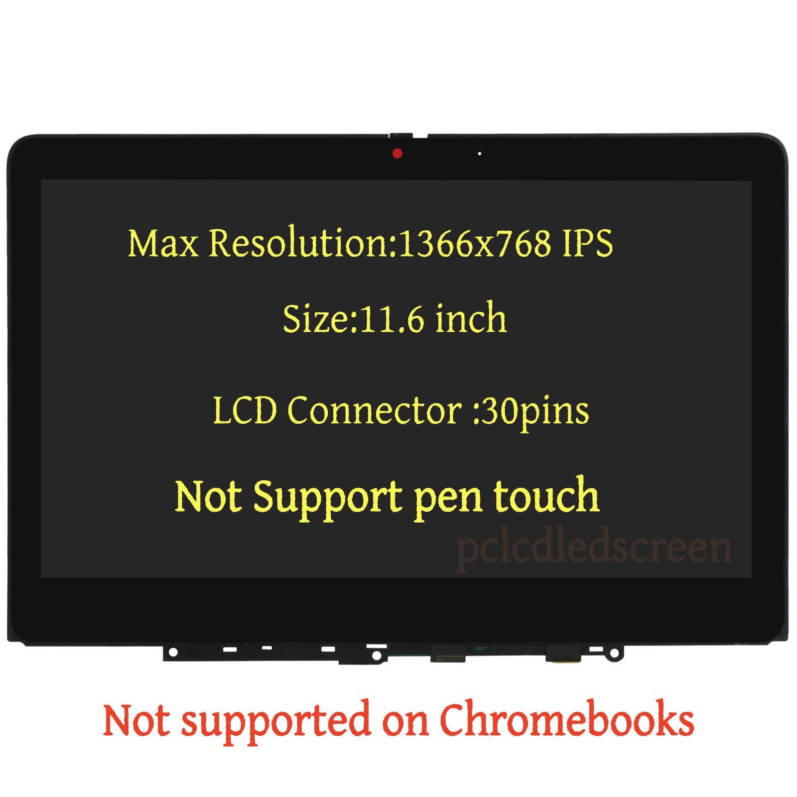 5M11R91396 for Lenovo 300w 2-in-1 Gen 5 LCD Touch Screen 83LG000CUS Replacement