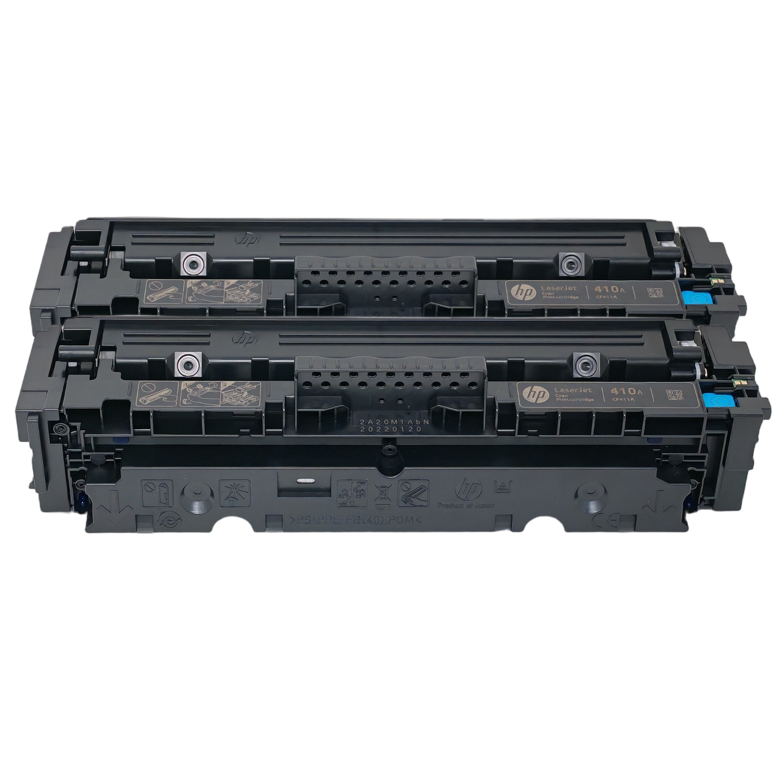 2x Genuine HP 410A CF411A Cyan Toner For LaserJet Pro M452dn MFP M477fnw M377dw