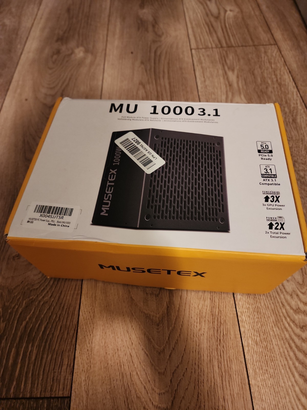 Musetex MU 1000 3.1 1000w Modular Power Supply PSU