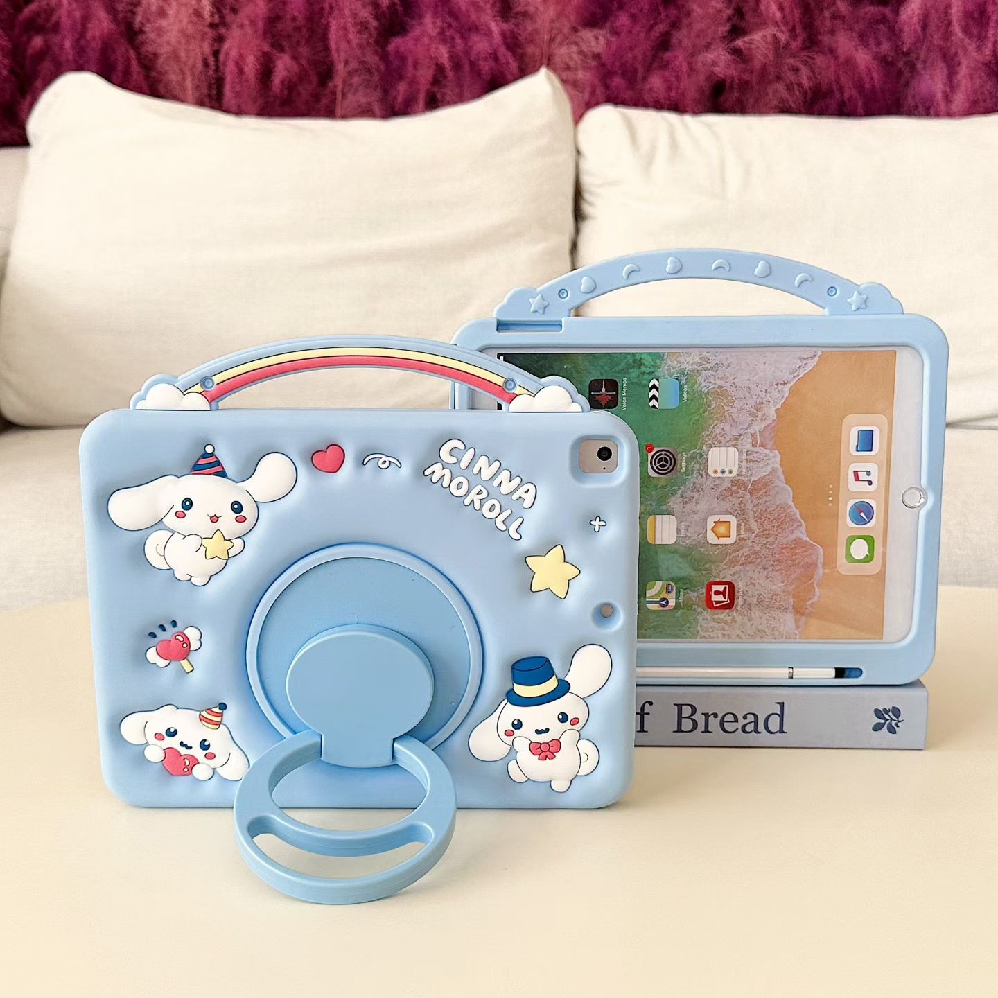 Cinnamoroll Kid Stand Case Cover For iPad 11th A16 10th 9 8 mini 7 6 5 Air Pro11