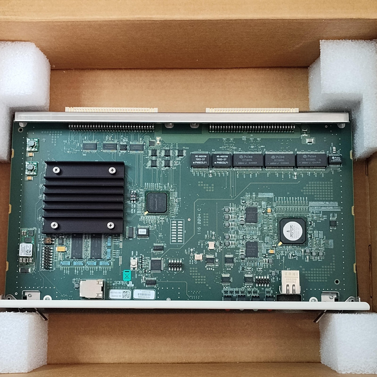 Tellabs LSM 81.55103 LAN Switch Module Ethernet RJ-45 Network Board Card