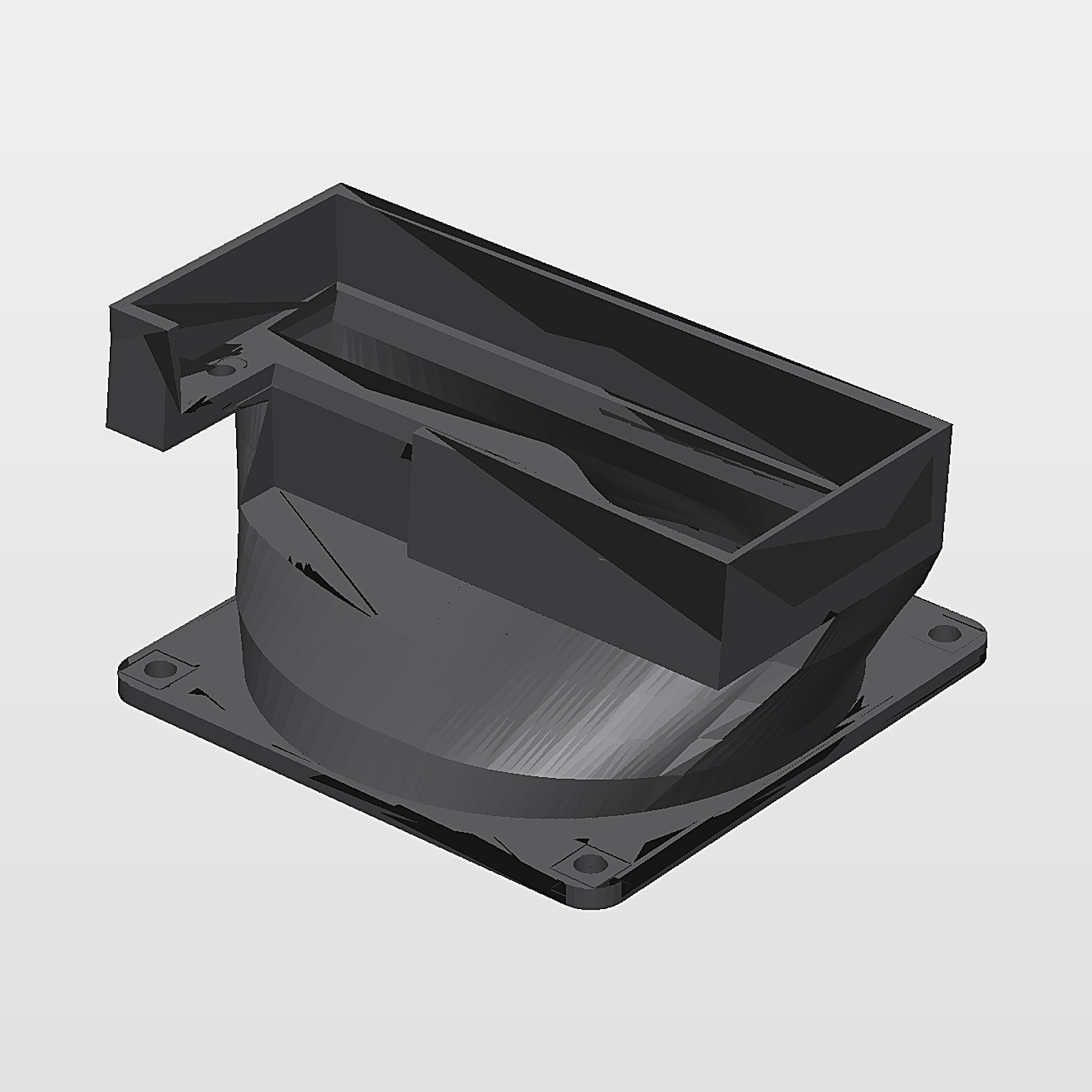 Fan Shroud for AMD Radeon Pro V620 V340 80mm Fan Cooling Duct 3D Printed