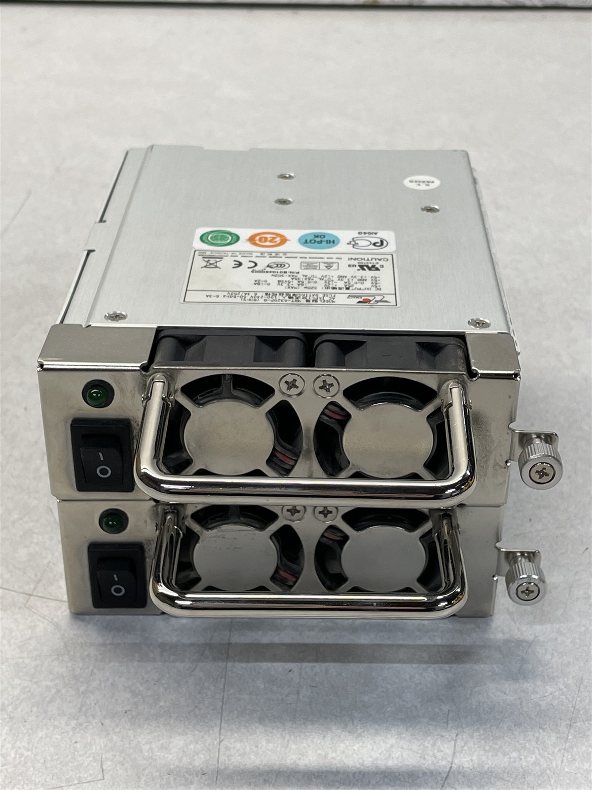 EMACS DUAL REDUNDANT 320W SERVER POWER SUPPLY MRT-6320P