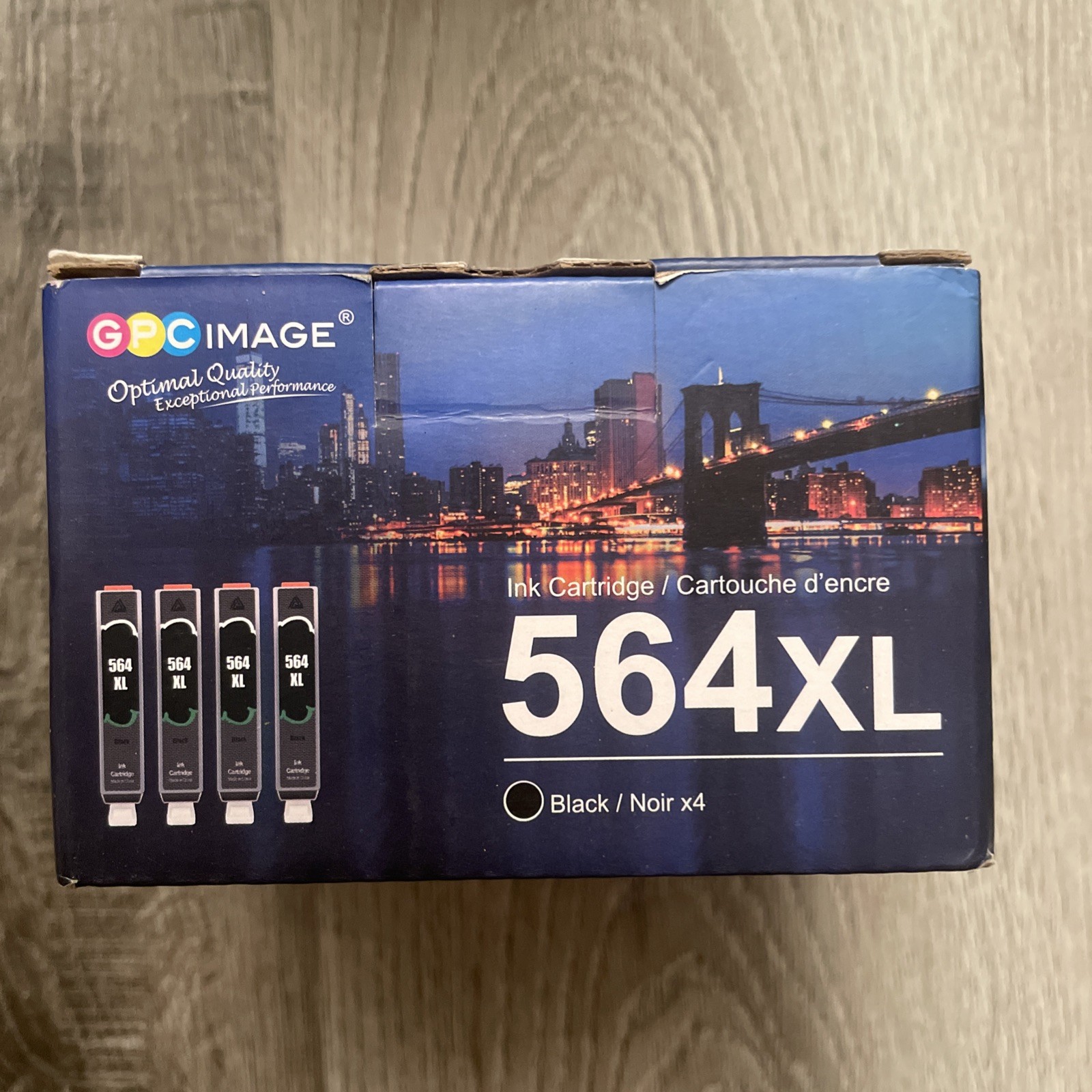 GPC Image 564XL Black Ink Cartridge 4-Pack