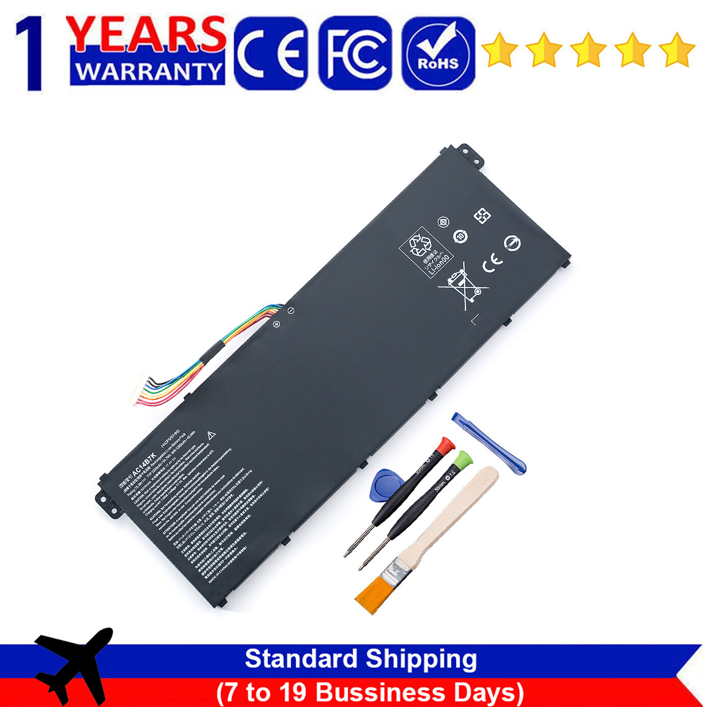 AC14B7K Battery For Acer Swift 3 SF313 SF314 Spin 5 SP515-51GN Nitro 5 AN515-41