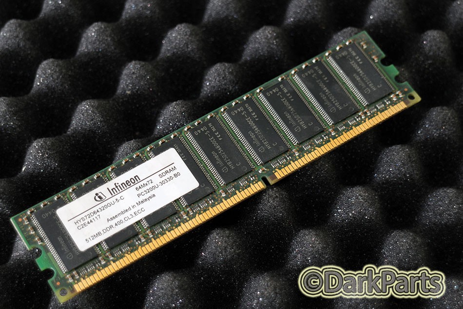infineon HYS72D64320GU-5-C 512MB Memory RAM PC3200U-30330-B0 EEC