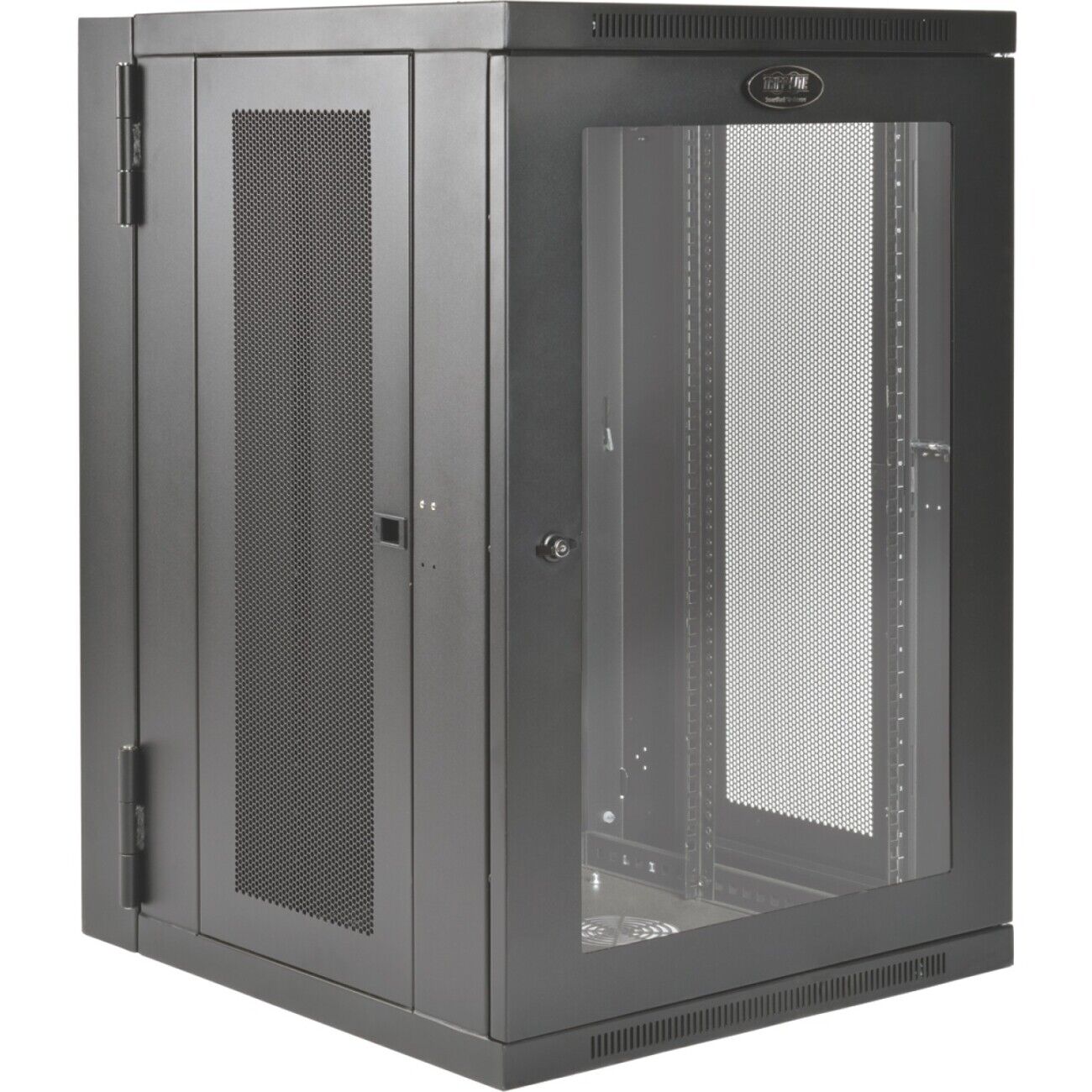 Tripp Lite 18u Wall Mount Rack Enclosure Server Cabinet Deep Acrylic Window -