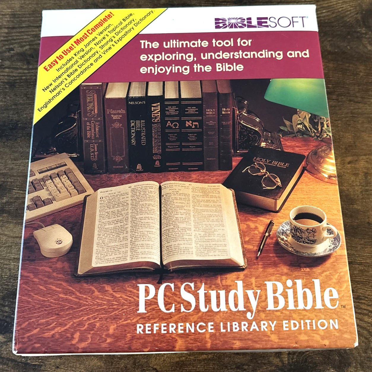 BIBLESOFT PC Study Bible Reference Library ED. 17 Floppy Disk Set KJV NIV Nelson
