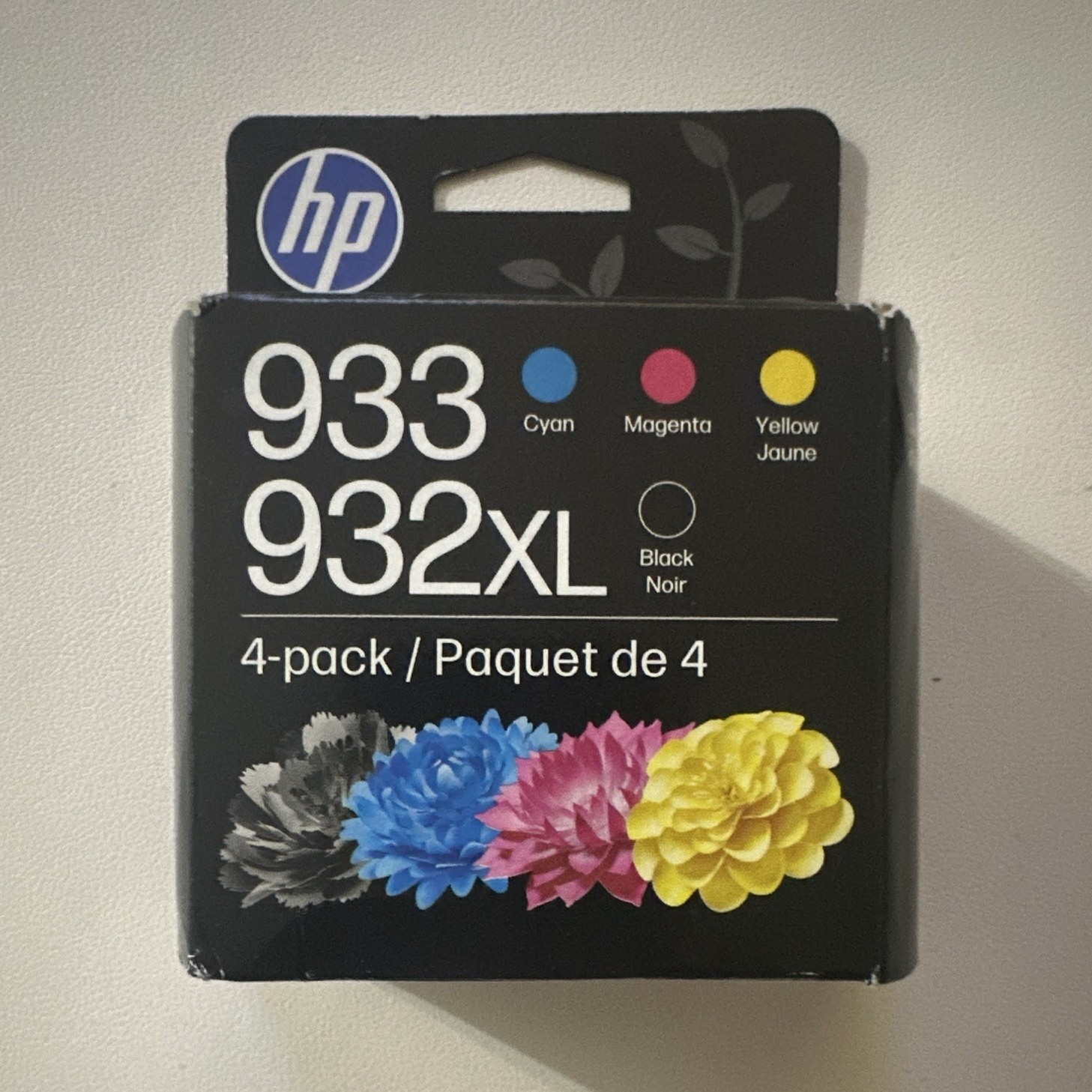 HP 933/932XL Genuine Original Inkjet Ink Cartridges 4-Pack CMYK